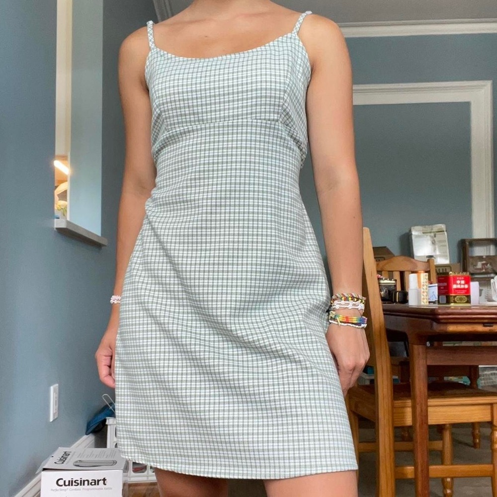 (SOLD)BRANDY 🤍 MELVILLE Checkered Colleen Dress - Picture 7 of 10
